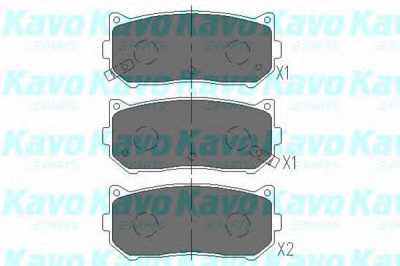 KAVO PARTS kbp4001 -  Комплект тормозных колодок, дисковый тормоз